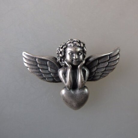 Neugablonz: Brosche Putto / Engel (36007)