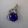 Neugablonz: Brosche Panther auf blauen Cabochon (36023)