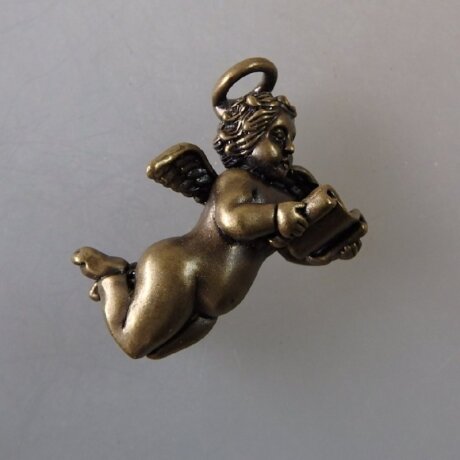 Neugablonz: Brosche Putto / Engel (36026)