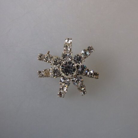 Neugablonz: Brosche Stern Strass (36028)