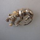 Neugablonz: Brosche Panther Strass (36030)