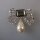 Neugablonz: Brosche Rauchquarz und Perle (36056)