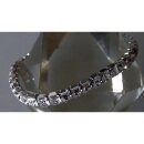 Neugablonz: Elegantes Armband weisser Strass um 1980 (31610)