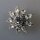 Neugablonz: Brosche strahlender Stern Strass (36070)