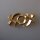 Neugablonz: Schwere Design Brosche signiert (36074)