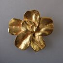 Neugablonz: Schwere Design Brosche Blüte (36076)