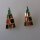 Neugablonz: Paar Ohrclips farbiger Strass (36083)