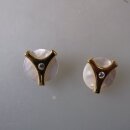 Neugablonz: Paar Design Ohrclips Perlmut (36084)
