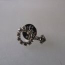 Neugablonz: Knopfloch-Brosche Gender-Symbol Strass (36087)