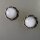 Neugablonz: Paar Ohrclips Opal Cabochon um 1950 (36195)