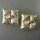 Neugablonz: Paar opulente Design Ohrclips um 1985 (36236)