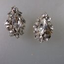 Neugablonz: Paar Ohrclips Strass um 1920 (36268)