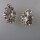 Neugablonz: Paar Ohrclips Strass um 1920 (36268)