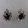 Neugablonz: Paar Ohrclips Strass um 1920 (36270)