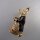 Neugablonz: Brosche Hase Emaille Strass (36180)