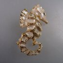 Neugablonz: Brosche Seepferdchen Emaille Strass (36213)