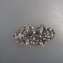 Neugablonz: Kleine 2-teilige Gürtelschnalle Strass...