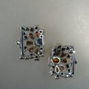 Neugablonz: Kleine 2-teilige Gürtelschnalle Strass alter Stil um 1925 (36346)