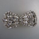 Neugablonz: Kleine 2-teilige Gürtelschnalle Strass...