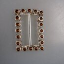 Neugablonz: Gürtelschnalle Strass alter Stil um 1925 (36353)
