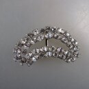 Neugablonz: Gürtelschnalle Strass alter Stil um 1925 (36354)