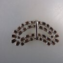 Neugablonz: Gürtelschnalle Strass alter Stil um 1925 (36354)