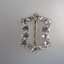 Neugablonz: Kleine Gürtelschnalle Strass alter Stil um 1925 (36355)