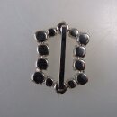 Neugablonz: Kleine Gürtelschnalle Strass alter Stil um 1925 (36355)