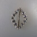 Neugablonz: Gürtelschnalle Raute Strass alter Stil...
