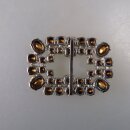 Neugablonz: Gürtelschnalle Strass alter Stil um 1925 (36362)