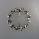 Neugablonz: Kleine Gürtelschnalle Strass alter Stil um 1925 (36365)