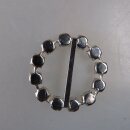 Neugablonz: Kleine Gürtelschnalle Strass alter Stil um 1925 (36365)