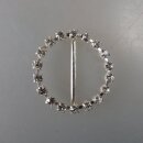 Neugablonz: Kleine Gürtelschnalle Strass alter Stil um 1925 (36367)
