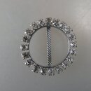 Neugablonz: Kleine Gürtelschnalle Strass alter Stil um 1925 (36368)