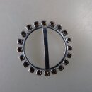 Neugablonz: Kleine Gürtelschnalle Strass alter Stil um 1925 (36368)