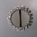 Neugablonz: Kleine Gürtelschnalle Strass alter Stil...