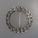 Neugablonz: Kleine Gürtelschnalle Strass alter Stil...