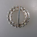 Neugablonz: Kleine Gürtelschnalle Strass alter Stil...