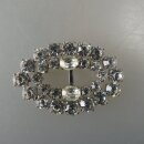 Neugablonz: Kleine Gürtelschnalle Strass alter Stil um 1925 (36376)