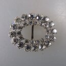 Neugablonz: Kleine Gürtelschnalle Strass alter Stil...