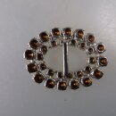 Neugablonz: Kleine Gürtelschnalle Strass alter Stil um 1925 (36377)