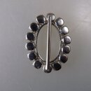 Neugablonz: Kleine Gürtelschnalle Strass alter Stil um 1925 (36381)