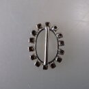 Neugablonz: Kleine Gürtelschnalle Strass alter Stil um 1925 (36382)