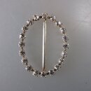 Neugablonz: Ovale Gürtelschnalle Strass alter Stil...