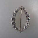 Neugablonz: Ovale Gürtelschnalle Strass alter Stil...