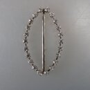 Neugablonz: Ovale Gürtelschnalle Strass alter Stil...
