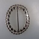 Neugablonz: Grosse Gürtelschnalle Strass alter Stil...