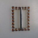Neugablonz: Gürtelschnalle Strass alter Stil um 1925...