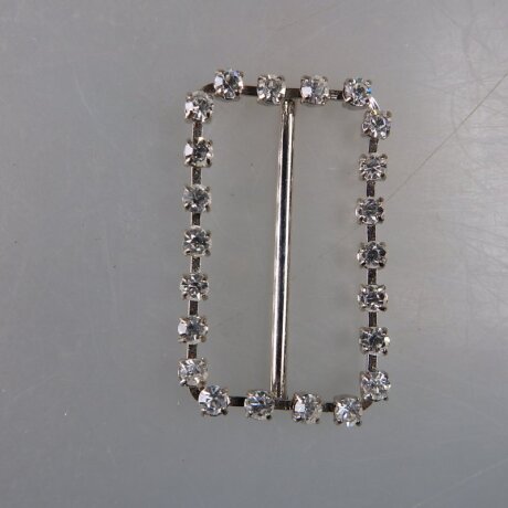 Neugablonz: Gürtelschnalle Strass alter Stil um 1925 (36406)