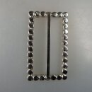 Neugablonz: Grosse Gürtelschnalle Strass alter Stil um 1925 (36410)